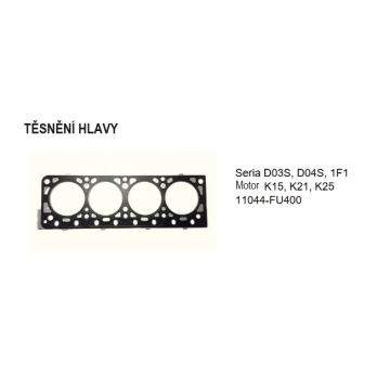 Těsnění hlavy NISSAN série...