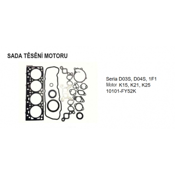 Sada těsnění motoru NISSAN...