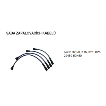 Sada zapalovacích kabelů...