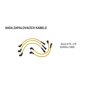 Sada zapalovacích kabelů...