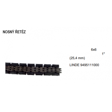Nosný řetěz 6x6,...