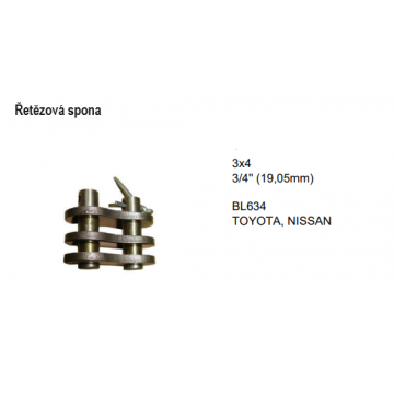 Řetězová spona 3x4,...