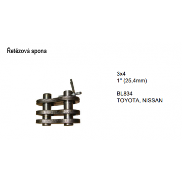 Řetězová spona 3x4,...