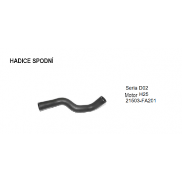 Hadice spodní NISSAN série...