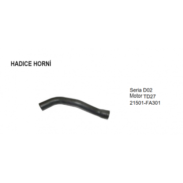 Hadice horní série D02...