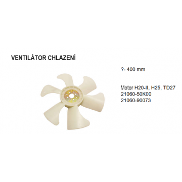 Ventilátor chlazení NISSAN...