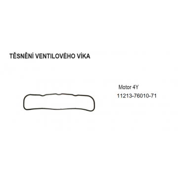 Těsnění ventilového víka...