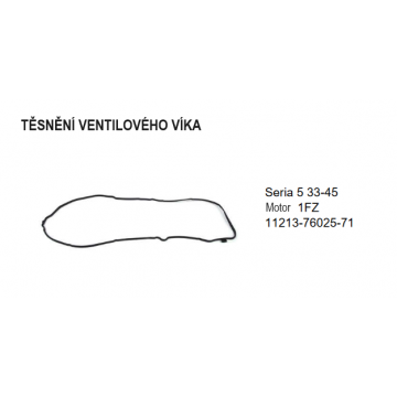 Těsnění ventilového víka...