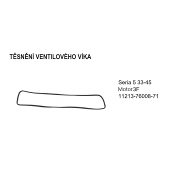 Těsnění ventilového víka...