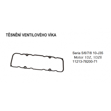 Těsnění ventilového víka...