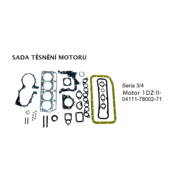 Sada těsnění motoru Toyota...