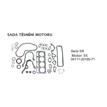 Sada těsnění motoru Toyota...