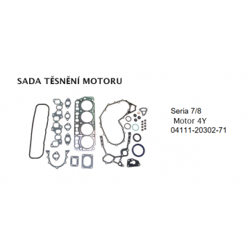 Sada těsnění motoru Toyota...