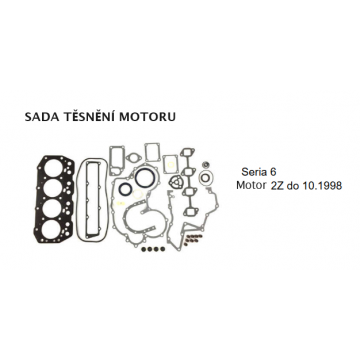 Sada těsnění motoru Toyota...