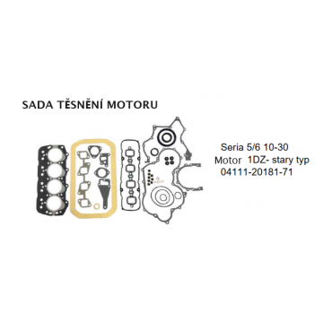 Sada těsnění motoru Toyota...