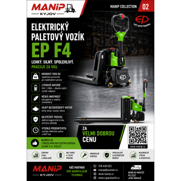 ELEKTRICKÝ PALETOVÝ VOZÍK F4