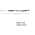 Kabel akcelerátoru, motor 1 DZ, série 8 10-30