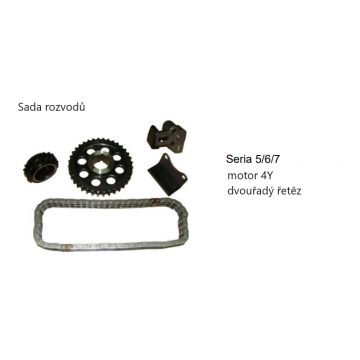 Sada rozvodů Toyota řada...