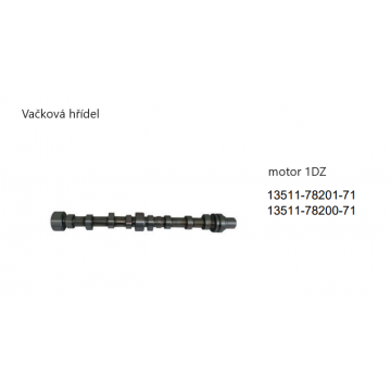 Vačková hřídel Toyota motor...