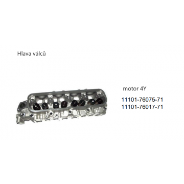 Hlava válců Toyota motor 4Y...