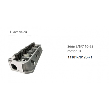 Hlava válců Toyota řada...