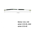 Kabel akcelerátoru motor 11Z, 13Z, série 5 33-45, A50, série 6 33-45