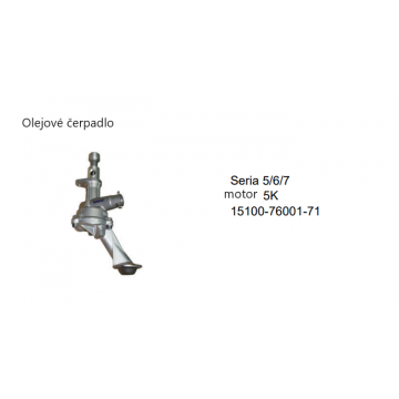 Olejové čerpadlo motoru...