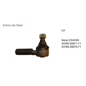 Kulový čep řízení LH Toyota...