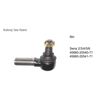 Kulový čep řízení RH Toyota...