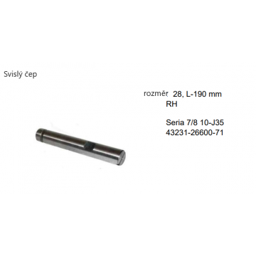 Svislý čep Toyota řada 7,8...