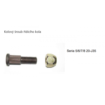 Kolový šroub řídícího kola...