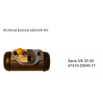 Kolový brzdový váleček...