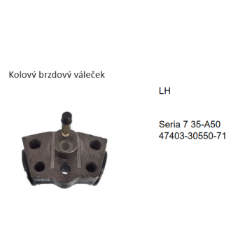 Kolový brzdový váleček...