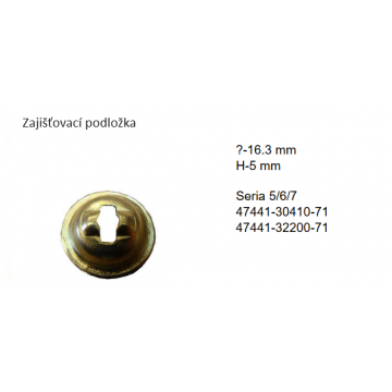 Zajišťovací podložka Toyota...