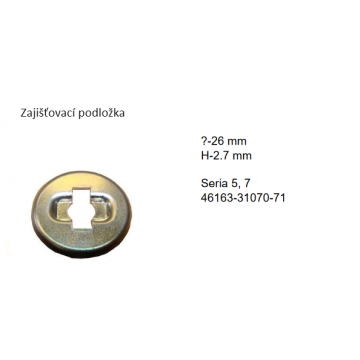 Zajišťovací podložka Toyota...