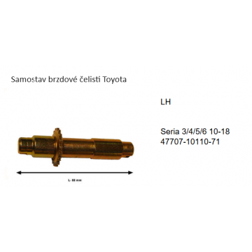 Samostav brzdové čelisti...