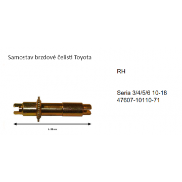 Samostav brzdové čelisti RH...