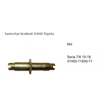 Samostav brzdové čelisti RH...