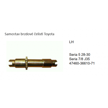 Samostav brzdové čelisti LH...