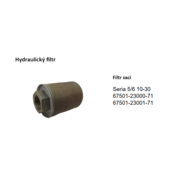 Hydraulický filtr sací řada...