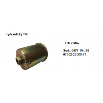 Hydraulický filtr vratný...