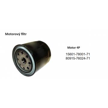 Motorový filtr motor 4P,...