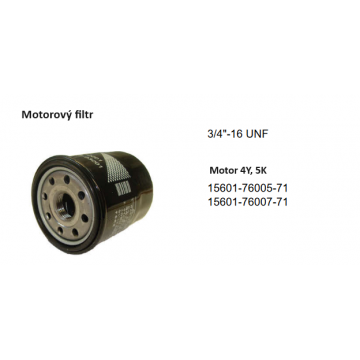 Motorový filtr motor 4Y,...