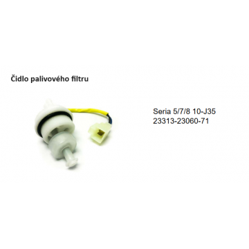 Čidlo palivového filtru...
