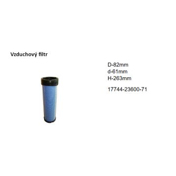 Vzduchový filtr  D-82mm...