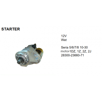 Startér 12V Wet řada...