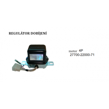 Regulátor dobíjení motor 4P...