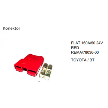 Konektor 160A-50mm 24V...