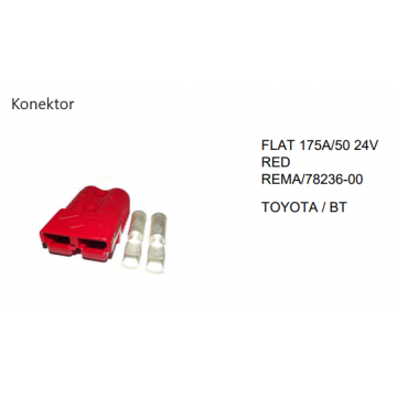 Konektor 175A-50mm 24V...