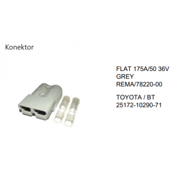 Konektor 175A-50mm 36V šedý...